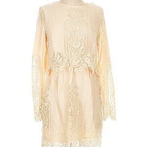The Jetset Diaries Verona Size S Cocktail Ivory dress NWT